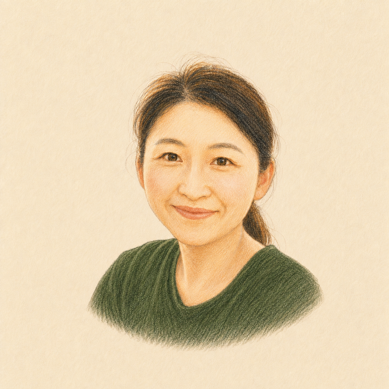 戸上麻美のイラスト